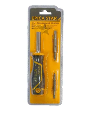 Screwdriver & bit set EP-50651