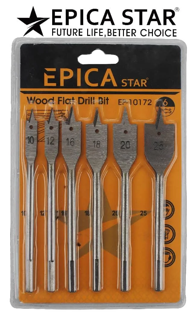 Spade drill bit set — Epica Star EP-10172