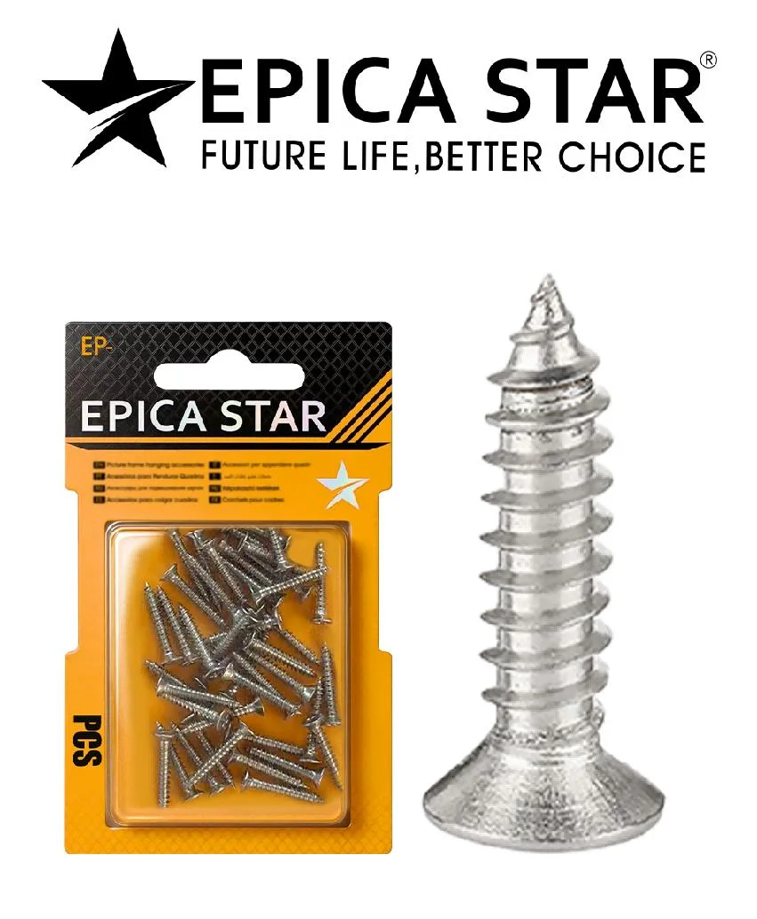 Countersunk self-tapping screws — 3 × 16 mm — Epica Star EP-40105