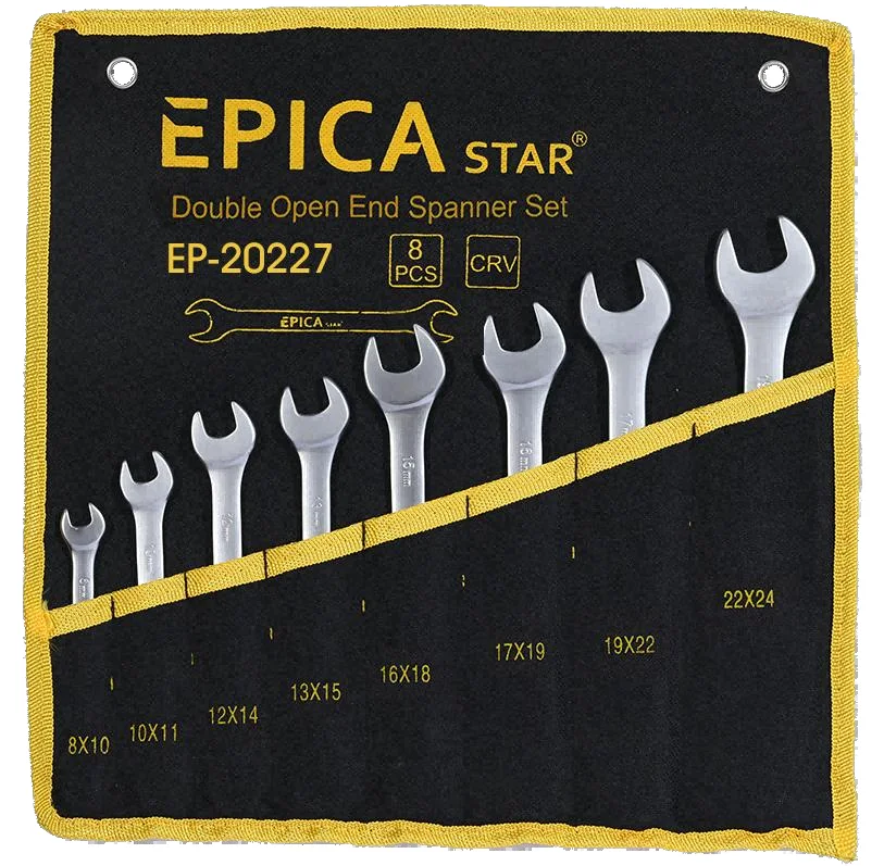 Open-end spanner set — Epica Star EP-20227