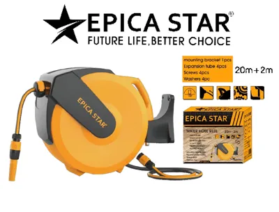 Retractable water hose reel — 2 m EP-50520
