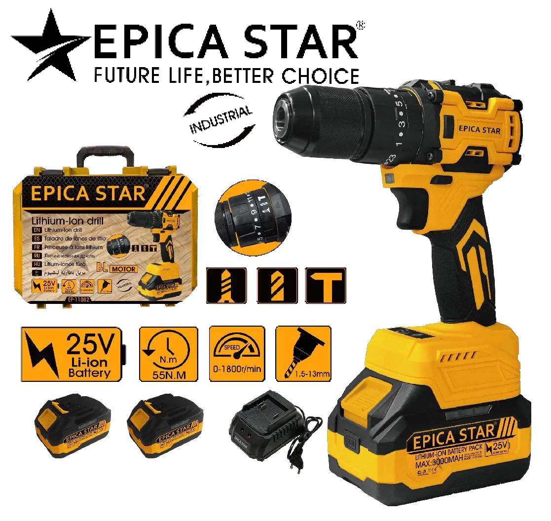 Cordless drill — Epica Star EP-11082
