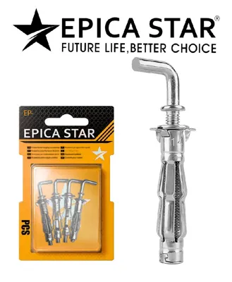 Hollow-wall L-hook anchors — 4 × 38 mm EP-40076