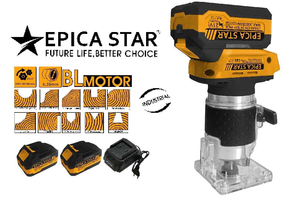 Cordless trim router — Epica Star EP-10994