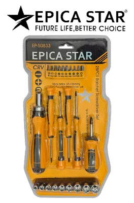 Screwdriver & bit set EP-50833