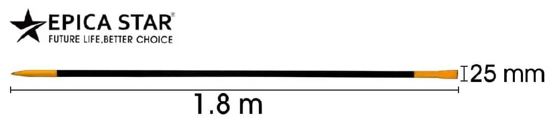 Pry bar — 1.8 m / 25 mm — Epica Star EP-50383
