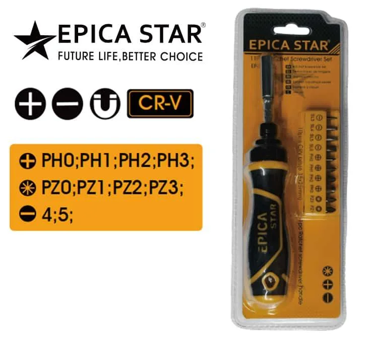 Screwdriver & bit set — Epica Star EP-50652