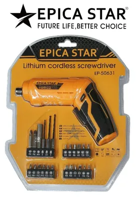 Cordless screwdriver EP-50631