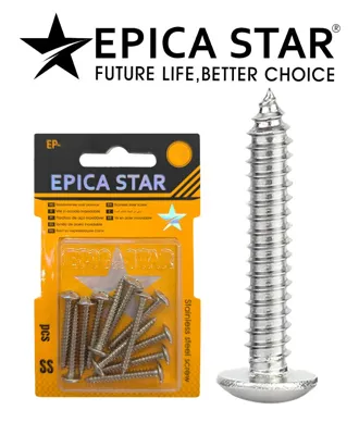 Stainless steel pan-head screws — 4 × 20 mm EP-40113