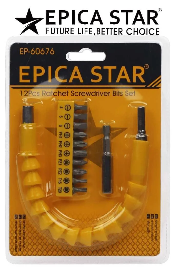 Screwdriver & bit set — Epica Star EP-60676